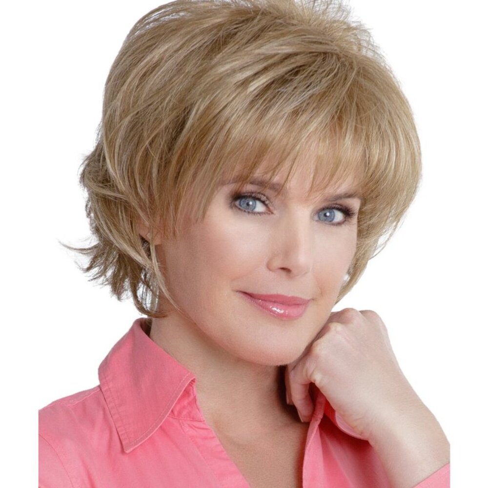 Tressallure Aria Wig in Princess Ivory, worn once: NOT the color on model
